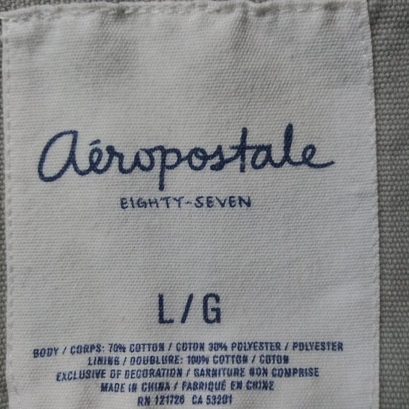 Aeropostale women's L gray jacket zip up - Picture 4 of 4